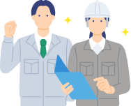 快適な社員のイラスト